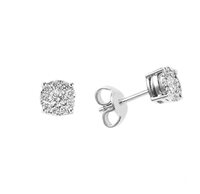 Orecchini Stevanella Gioielli Donna in Oro bianco OR_7308_16_0,12CT - OR_7308_16_0,12CT